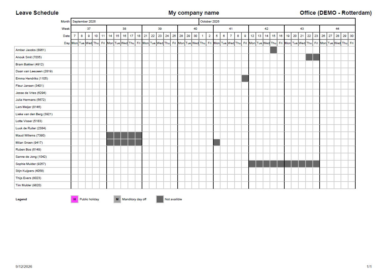 Operational print